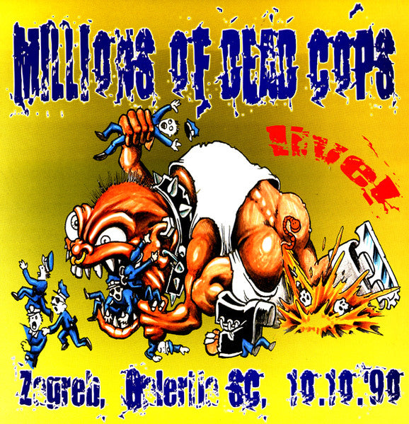 MDC (エム・ディー・シー) - Live Zagreb, Galerija SC. 10.10.1990. (German 限定プレス LP/ New) ザグレブ (クロアチア)ライブ!怒涛の31曲!