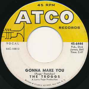TROGGS (トロッグス) - I Can't Control Myself / Gonna Make You (US オリジナル 7")