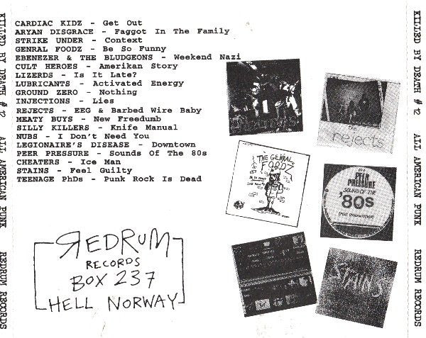 V.A. ('77-'82年US &カナダ・レアパンク・コンピ) - Killed By Death #12 (US 限定再発 CD/ New)