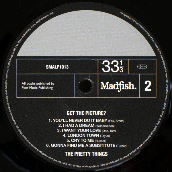 PRETTY THINGS (プリティ・シングス) - Get The Picture? (UK-EU 限定復刻再発180g モノラル LP/New)