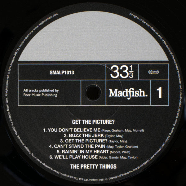 PRETTY THINGS (プリティ・シングス) - Get The Picture? (UK-EU 限定復刻再発180g モノラル LP/New)