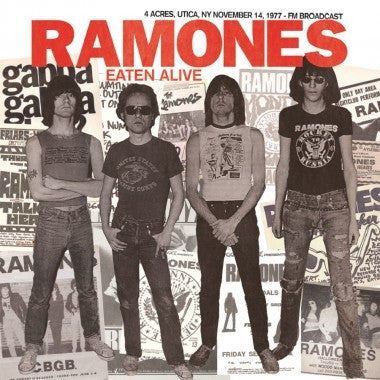 RAMONES (ラモーンズ) - Eaten Alive : 4 Acres, Utica, NY November 14, 1977 - FM Broadcast (EU 500枚限定再発 LP/ New) 『It’s Alive』収録約1ヶ月前 !