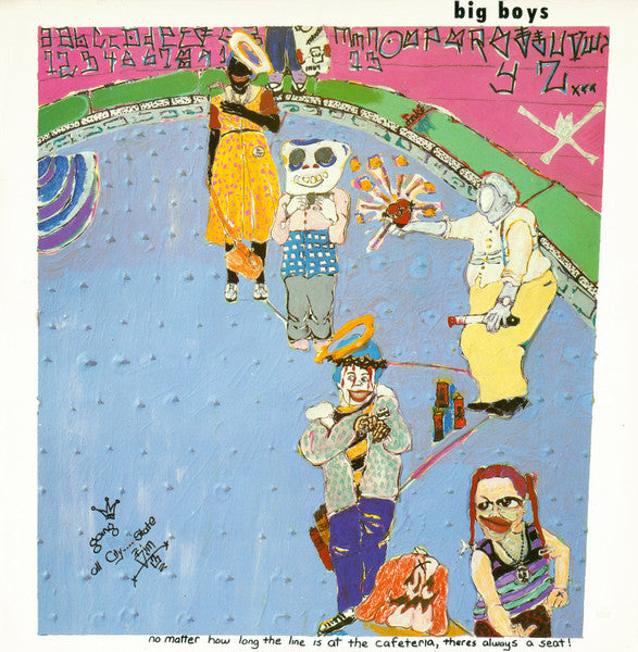 BIG BOYS (ビッグ・ボーイズ) - No Matter How Long The Line Is At The Cafeteria, Theres Always A Seat! (US 1,000枚限定再発「パープルヴァイナル」LP/ New)