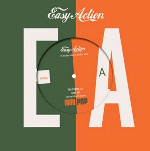 IGGY POP (イギー ・ポップ) - Fire Engine / Warrior Tribe (UK EAシングルズ・クラブ限定再発「グリーンヴァイナル」7"/ New) スタジオアウトテイク!