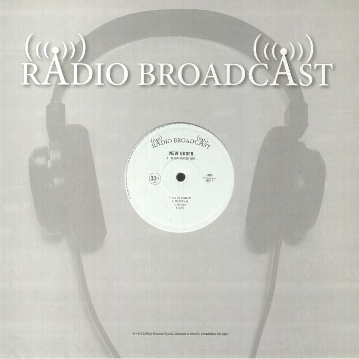NEW ORDER (ニュー・オーダー) - Radio Broadcast 81-82 BBC Recordings (EU 300枚限定リリース LP/NEW)