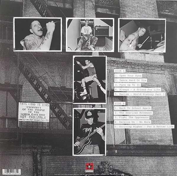 WARZONE (ウォーゾーン) - Open Your Eyes (US 1,315 Ltd.Reissue Gray Marble Vinyl LP「廃盤 New」)