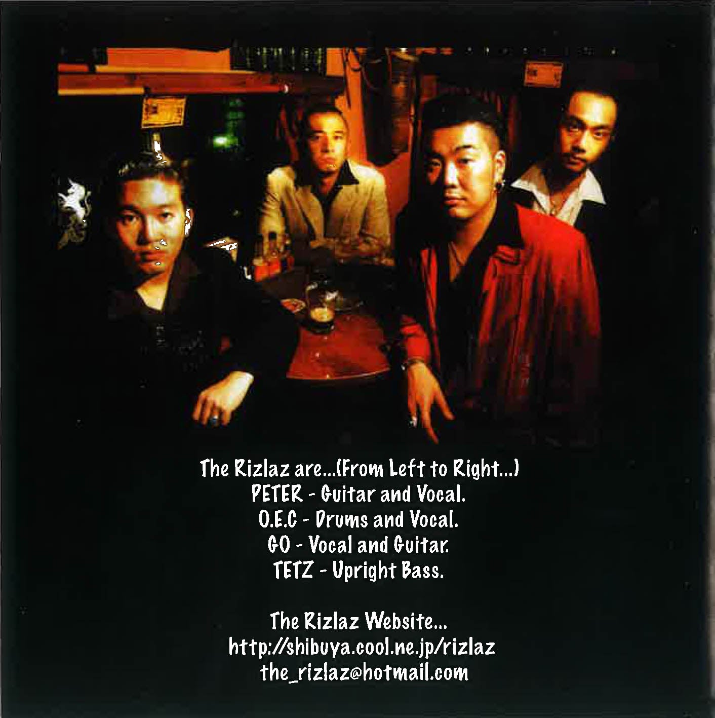 RIZLAZ (リズラズ) - Rock'N'Roll Animal Style (Japan タイムボム 限定 CD/New) 東京ロカビリーレジェンド' 06年2ndアルバム