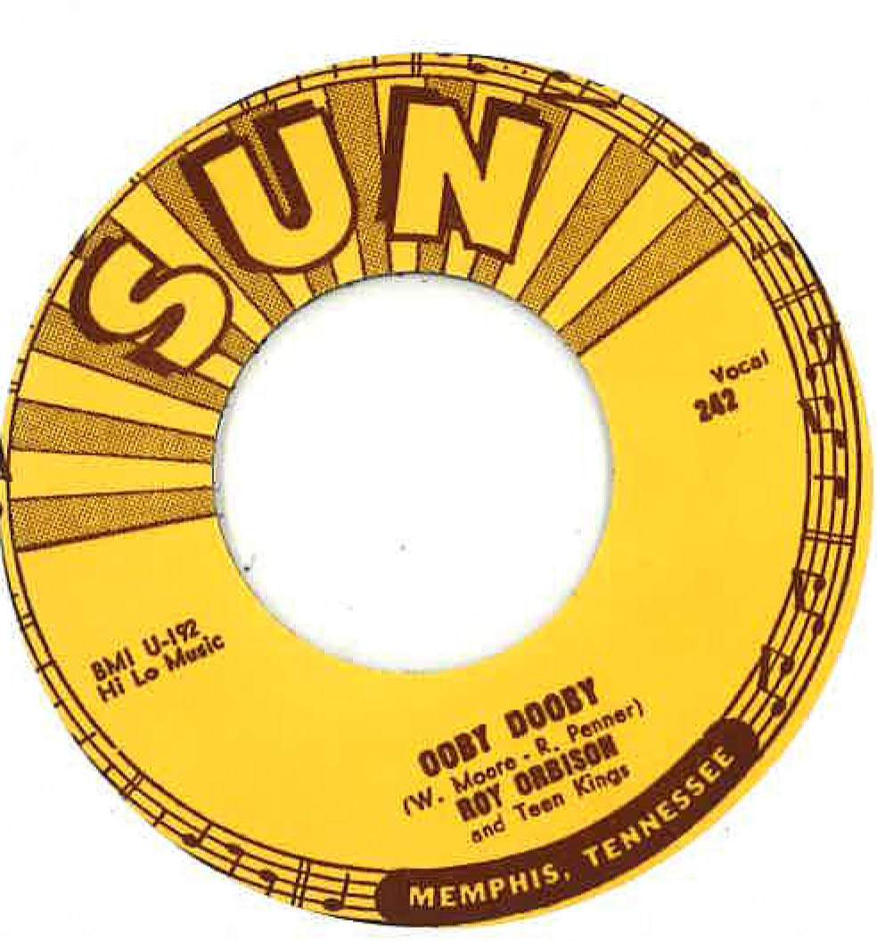 ROY ORBISON & TEEN KINGS (ロイ・オービソン) - Ooby Dooby / Go! Go! Go! (US '17年正規限定「初回ラベ・デザイン仕様」復刻再発 7"/New)