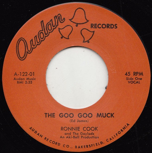 RONNIE COOK & THE GAYLADS (ロニー・クック & ザ・ゲイラッズ) - Goo Goo Muck / The Scotch (UK 限定リプロ再発 7インチ/New) 怪メロ、ホラーハロウィン系ストロール名曲=クランプスのカヴァ原曲