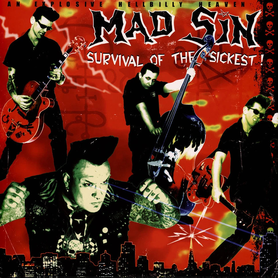 MAD SIN (マッド・シン) - Survival Of The Sickest! (Dutch 正規限定再発「オレンジ&イエローマーブルヴァイナル」 LP/NEW) '02年8thアルバム