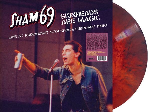 SHAM 69 (シャム 69)  - Skinheads Are Magic : Live In Stockholm 02/02/1980 (Italy  RSD 2024 限定再発「レッドマーブルヴァイナル」LP/New)