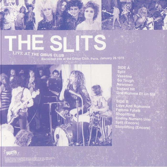 SLITS, THE (ザ・スリッツ) - Live At The Gibus Club (Italy 限定「ブラックヴァイナル」 LP/NEW) '78年パリ録音ライブアルバム