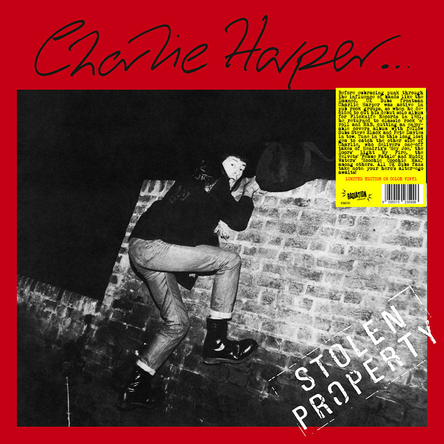 CHARLIE HARPER (チャーリー・ハーパー) - Stolen Property (Italy RSD 2024 限定再発「白マーブルヴァイナル」LP/ New)