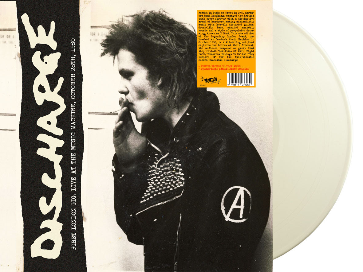 DISCHARGE (ディスチャージ) - First London Gig, Live At The Music Machine October 28th 1980 (Italy 限定再発「ホワイトヴァイナル」LP/ New)