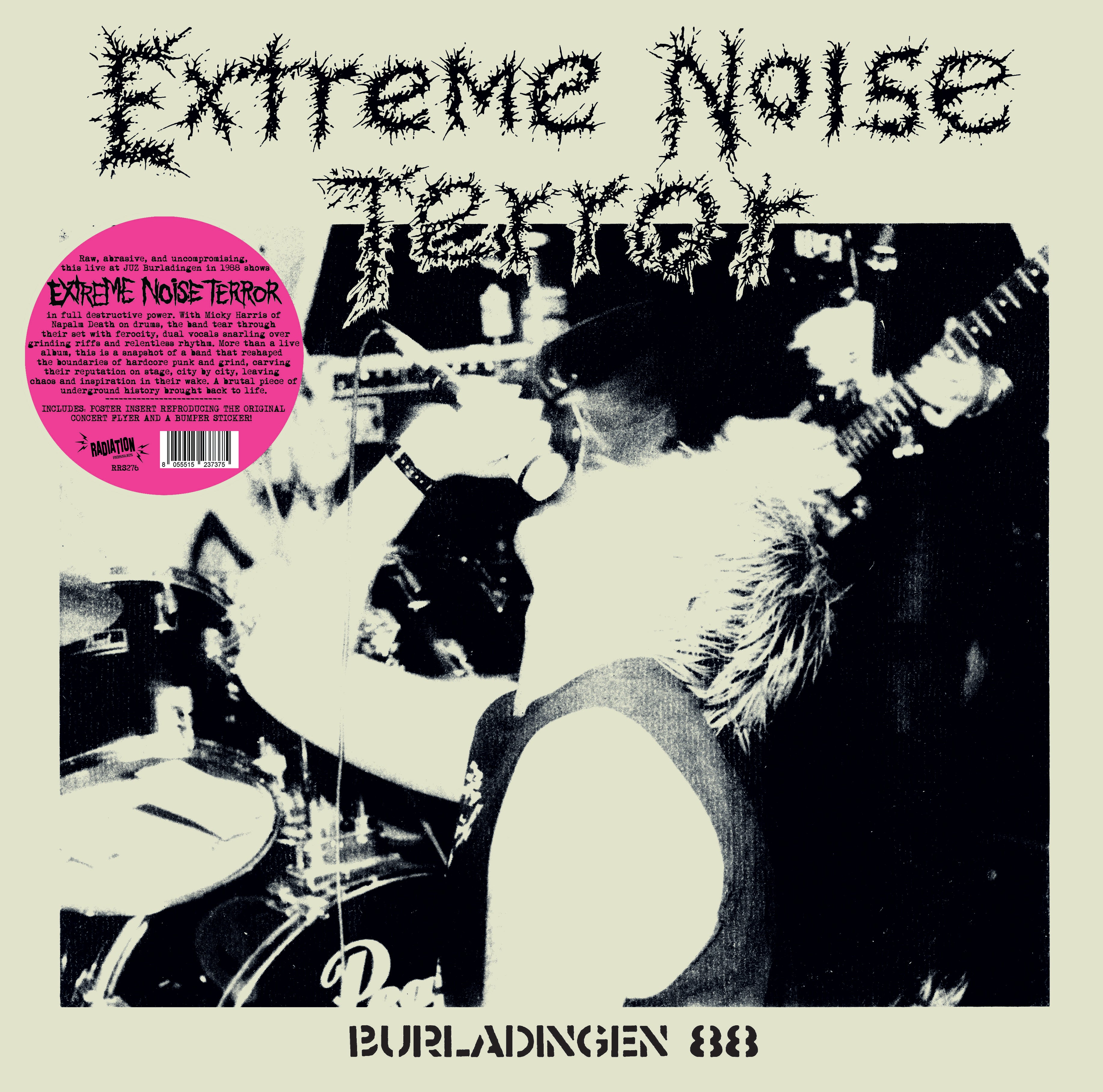 EXTREME NOISE TERROR (エクストリーム・ノイズ・テラー) - Burladingen 88 (Italy 正規再発「限定ブラックヴァイナル」LP/ New) ポスター付き !