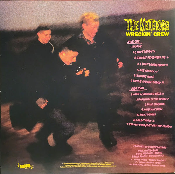 METEORS (メテオス) - Wreckin' Crew (Italy 限定再発「ブラックヴァイナル」 LP/NEW)