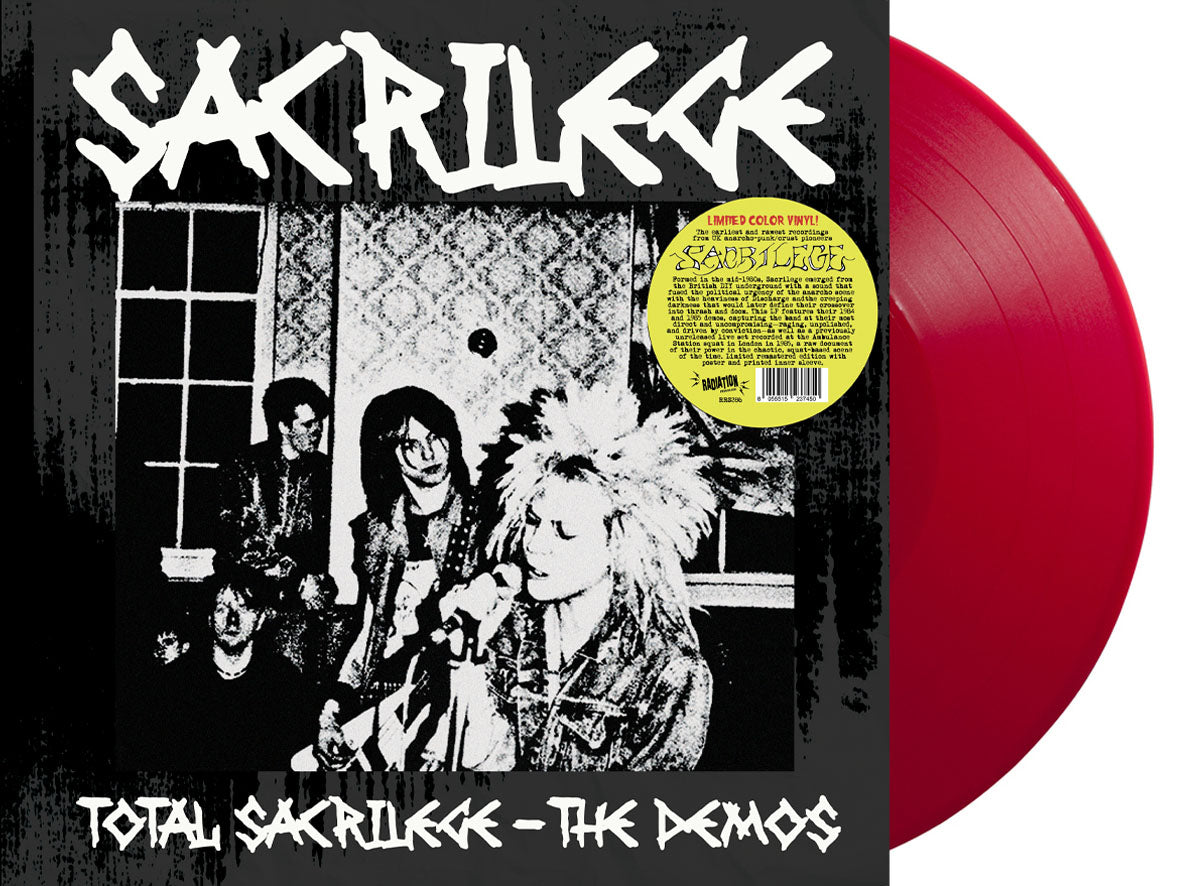 SACRILEGE (サクリレジ) - Total Sacrilege : The Demos (Italy 正規再発「限定レッドヴァイナル」LP/ New) ポスター&インナー付き!