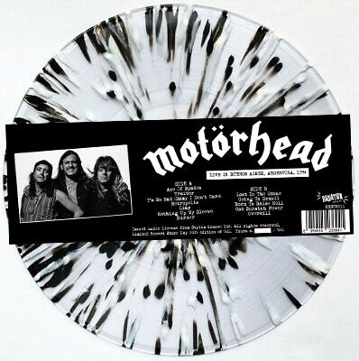 MOTORHEAD (モーターヘッド) - Live in Buenos Aires, Argentina, 1994 (Italy 「RSD 2025」500枚限定ナンバリング入「スプラッターヴァイナル」LP/ New) 熱狂の南米ツアー !