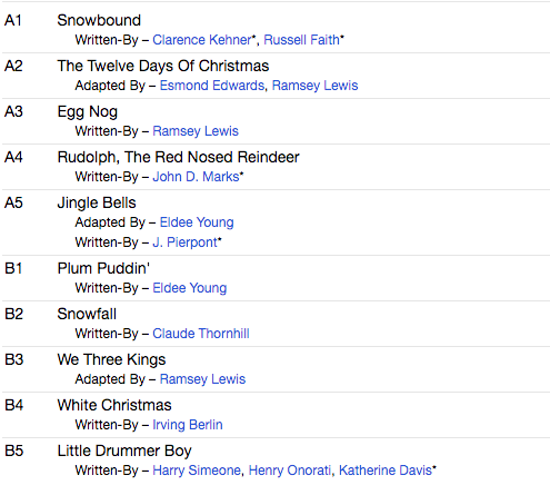 RAMSEY LEWIS TRIO (ラムゼイ・ルイス・トリオ) - More Sounds Of Christmas (EU 限定復刻再発ステレオ LP/New) '64年クリスマス・アルバム