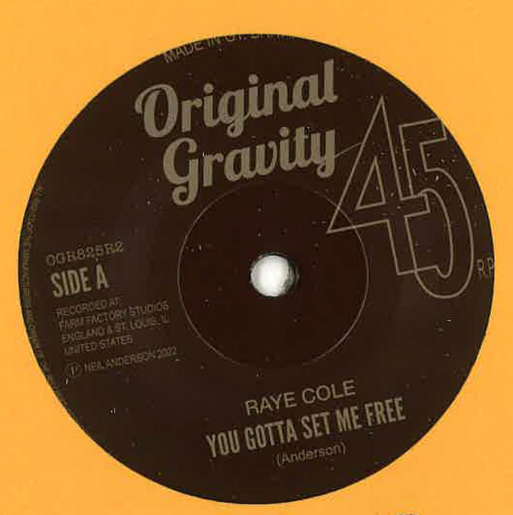 RAYE COLE / RACHEL MAXANN (レイ・コール / レイチェル・マクサン) - You Gotta Set Me Free (UK 限定再発「茶ラベ」 7"/New)