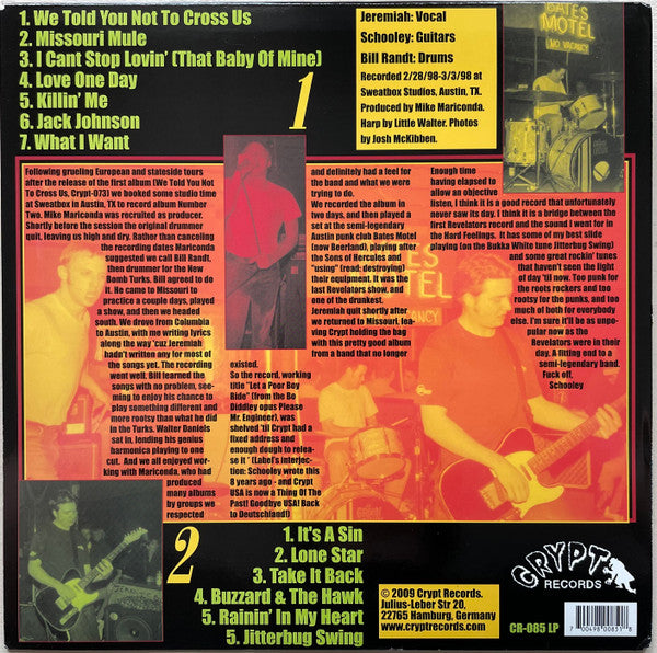 REVELATORS, THE (ザ・レヴェレーターズ) - Let A Poor Boy Ride ... (ドイツ限定 LP/ New)キングブラザーズ好きにもドススメ!09年2ndアルバム