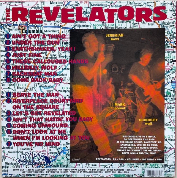 REVELATORS, THE (ザ・レヴェレーターズ) - We Told You Not To Cross Us (ドイツ限定 LP/ New)デヴィルドッグス直系、キングブラザーズ好きにもドススメ!'97年デビューアルバム