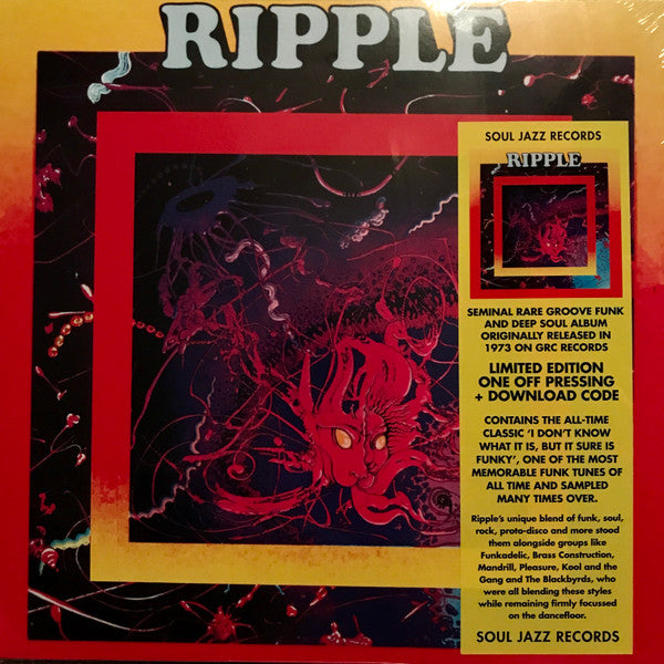 RIPPLE (リップル) - Ripple <1st Album> (UK 2023年レコードストアデイ1400枚限定復刻再発「黒盤」LP/New)
