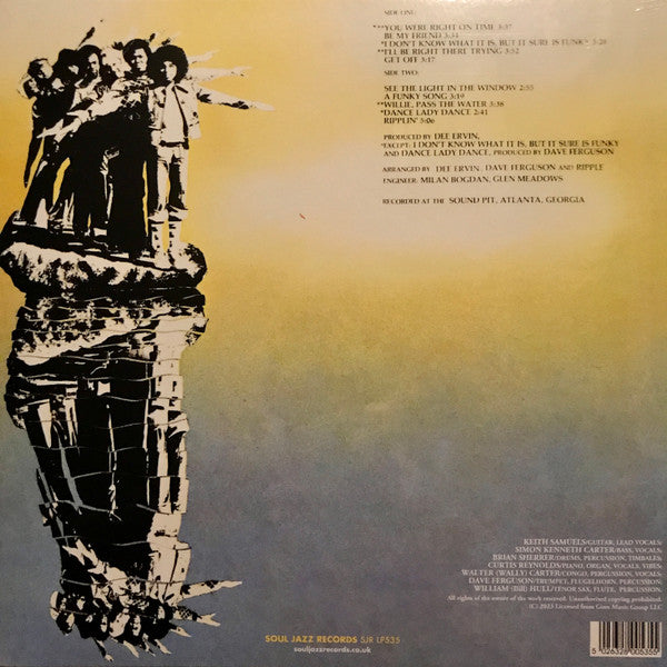 RIPPLE (リップル) - Ripple <1st Album> (UK 2023年レコードストアデイ1400枚限定復刻再発「黒盤」LP/New)