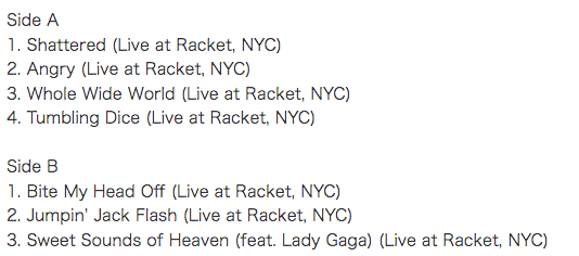 Rolling Stones (ローリング・ストーンズ) - Live at Racket, NYC (2024 RSD 7000枚限定180g「ホワイト VINYL」LP/New)