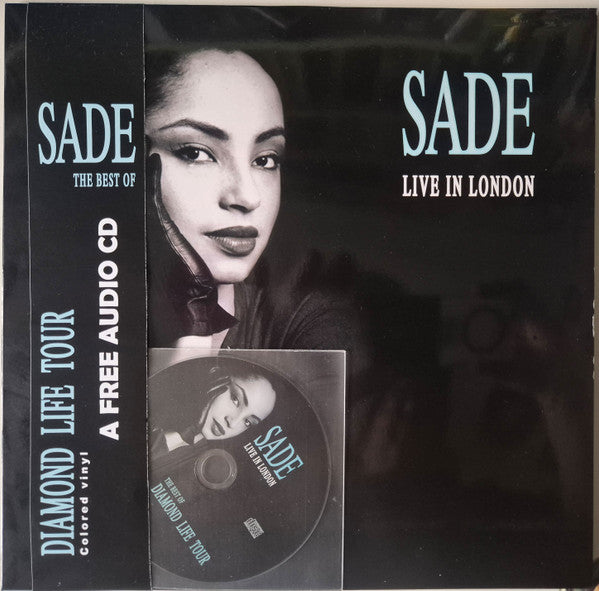 SADE (シャーデー) - Live In London - The Best Of Diamond Life Tour (EU 限定「カラー盤」 LP+CD, 帯/NEW) '84年UK録音ライブアルバム