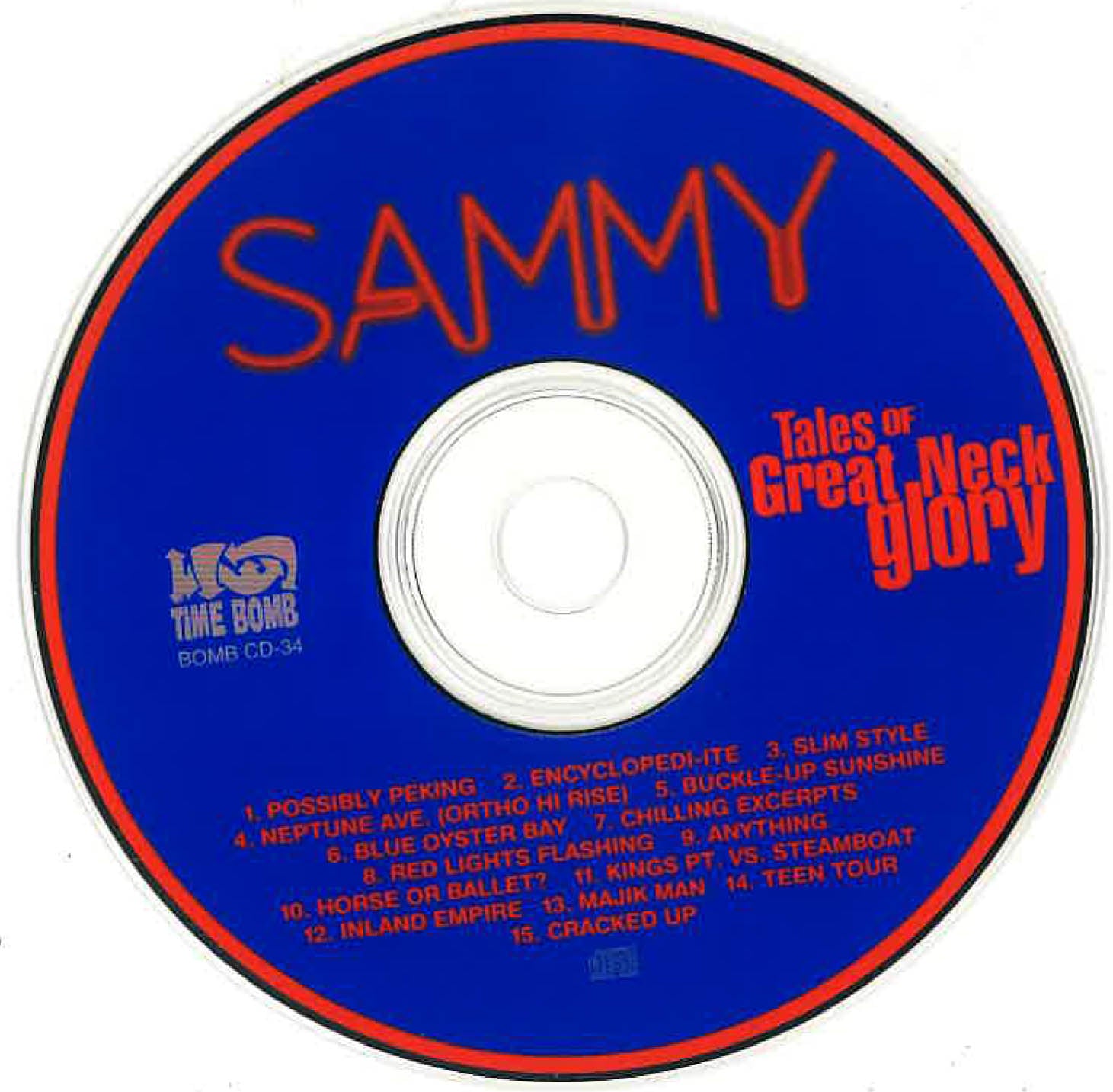 SAMMY (サミー) - Tales Of Great Neck Glory (Japan タイムボム 限定ボーナス・トラック入り CD/New) 米ローファイポップ'96年名作セカンドアルバム