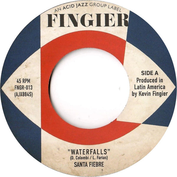 SANTA FIEBRE (サンタ・フィエブリ) - Waterfalls / Pain Of Sights (UK 限定プレス 7"+カンパニースリーブ/New)60's スタイルのキラー・ファンキー・ノーザン!