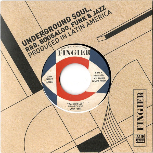 SANTA FIEBRE (サンタ・フィエブリ) - Waterfalls / Pain Of Sights (UK 限定プレス 7"+カンパニースリーブ/New)60's スタイルのキラー・ファンキー・ノーザン!