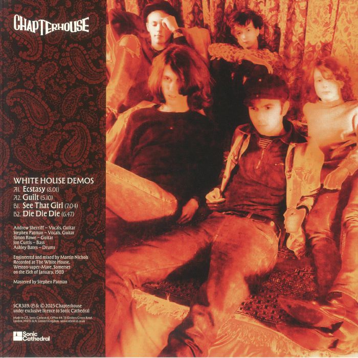 CHAPTERHOUSE (チャプターハウス) - White House Demos (UK 限定4曲入り「オレンジヴァイナル」 12インチ/NEW) 初録音デモ音源