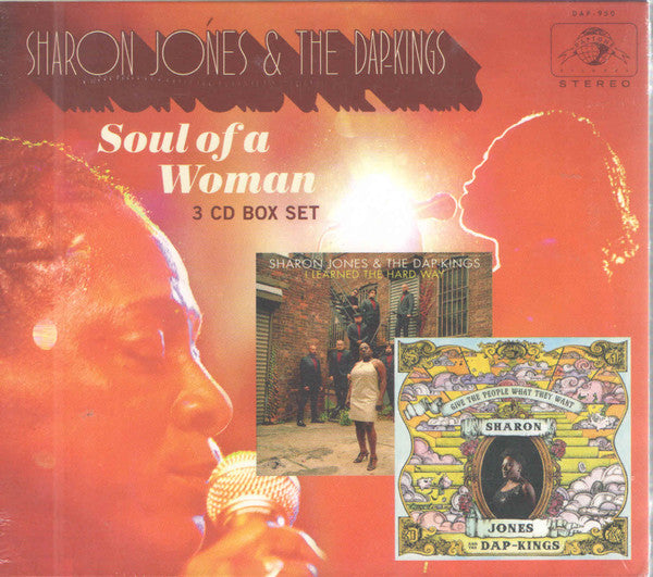SHARON JONES & THE DAP-KINGS (シャロン・ジョーンズ & ダップキングス) - Soul Of A Woman + I Learned The Hard Way + Give The People What They Want (US 限定合体再発 CDx3枚組/New) アルバム3作合体再発!