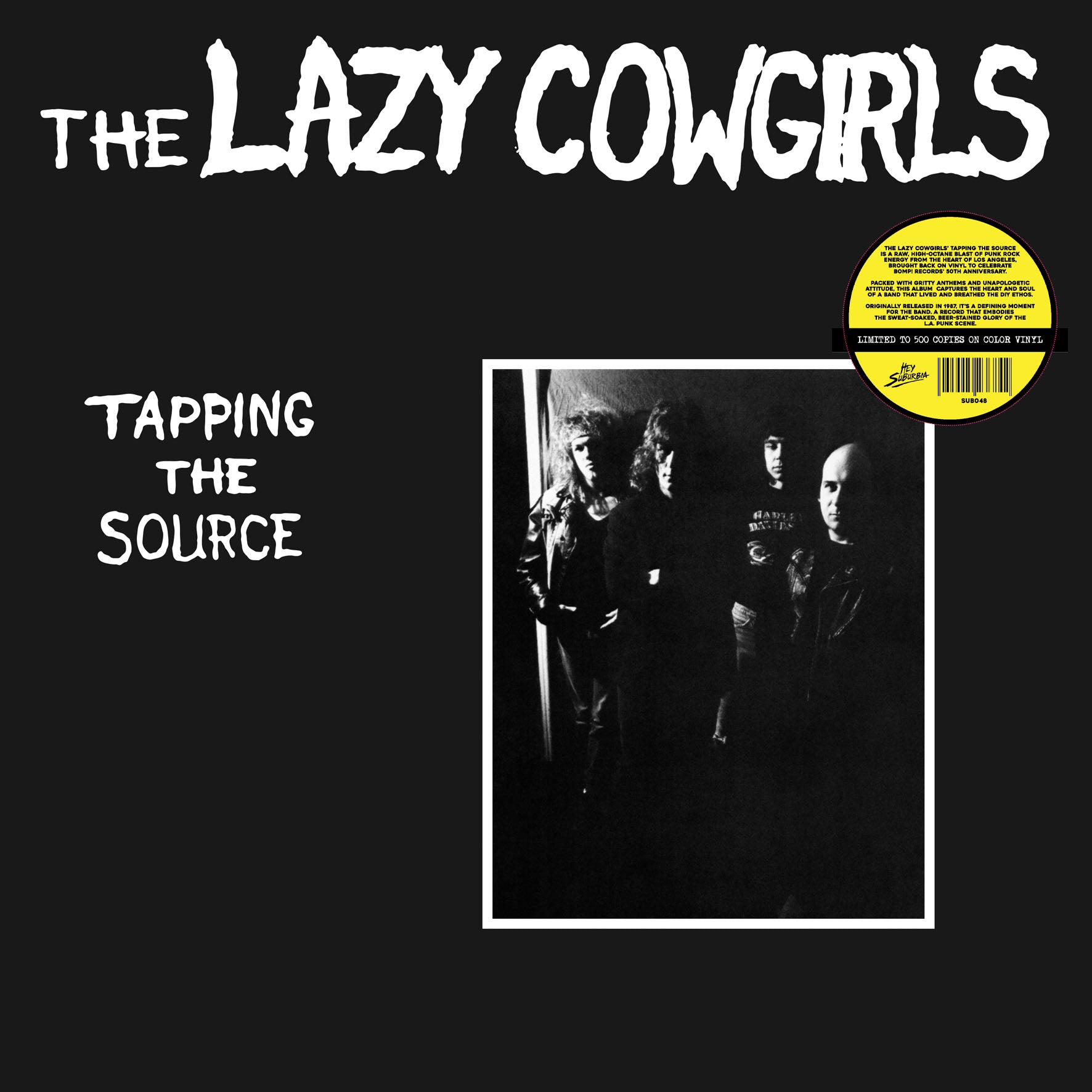 LAZY COWGIRLS (レイジー・カウガールズ) - Tapping The Source (Italy 正規再発「500枚限定ホワイトヴァイナル」LP/ New) Bomp!社50周年記念!