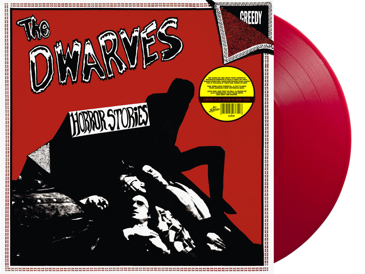 DWARVES (ドワーヴス) - Horror Stories (Italy 正規再発「500枚限定レッドヴァイナル」LP/ New) '86年のカルトクラシック・デビューアルバム !