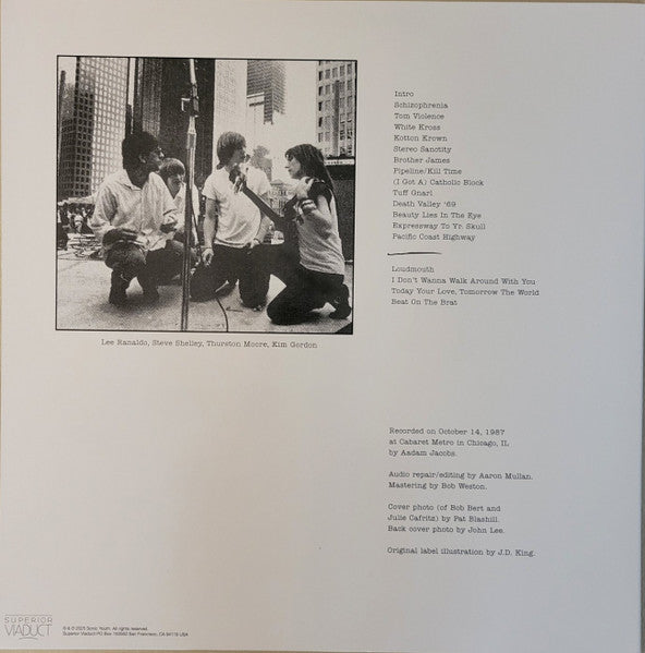 SONIC YOUTH (ソニック・ユース) - Hold That Tiger (US 限定復刻再発「ブルーヴァイナル」 2xLP/NEW) '91年セミオフィシャル・ライブアルバム