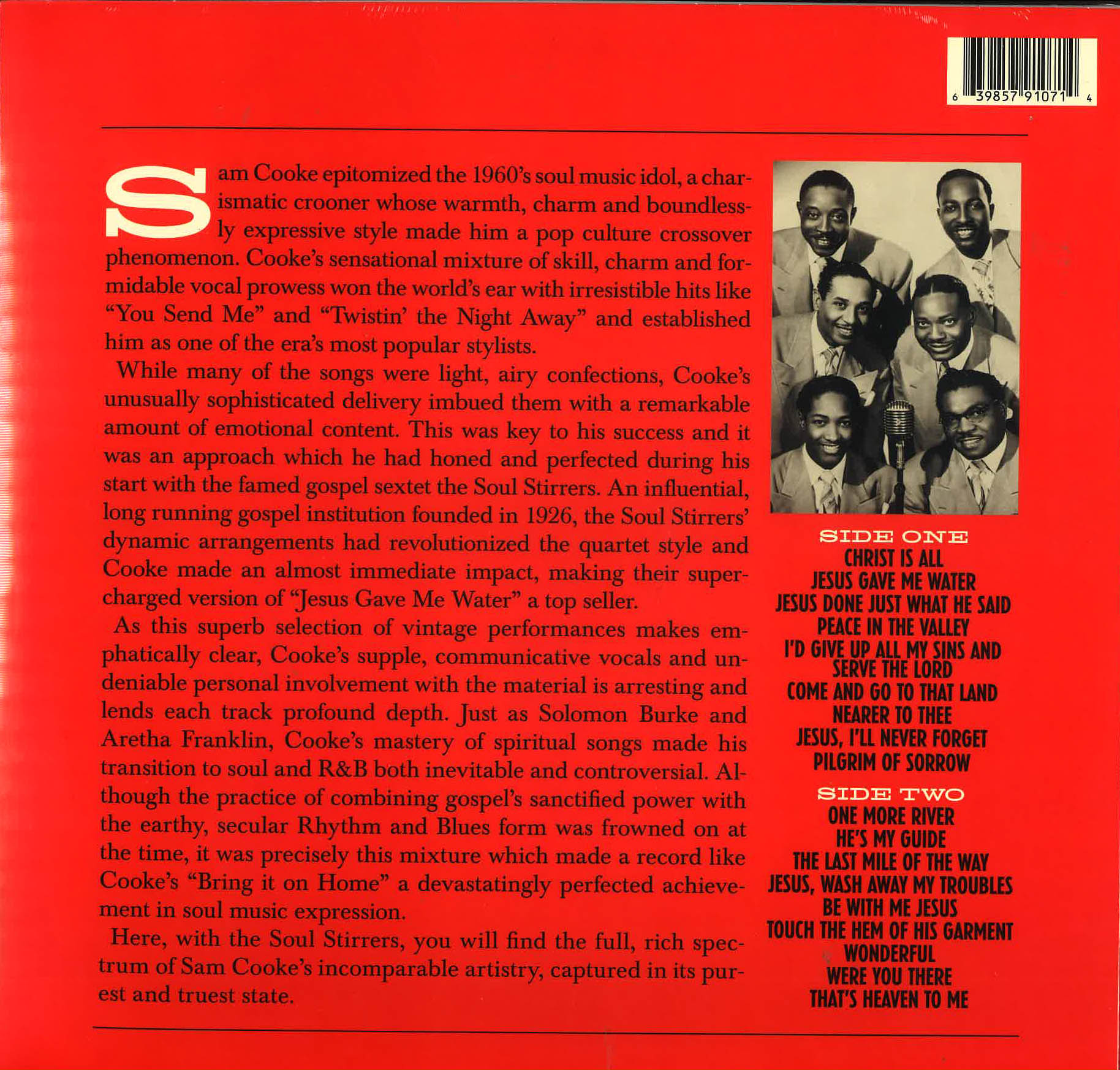 SAM COOKE with SOUL STIRRERS (サム・クック & ソウル・スターラーズ) - That's Heaven To Me (EU 限定プレス LP/New)