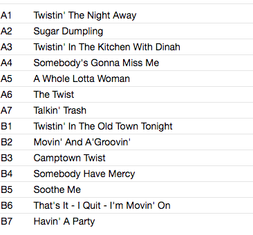 SAM COOKE (サム・クック) - Twistin’ The Night Away (EU 限定ボーナス入り再発180g LP/New) '62年名作アルバム