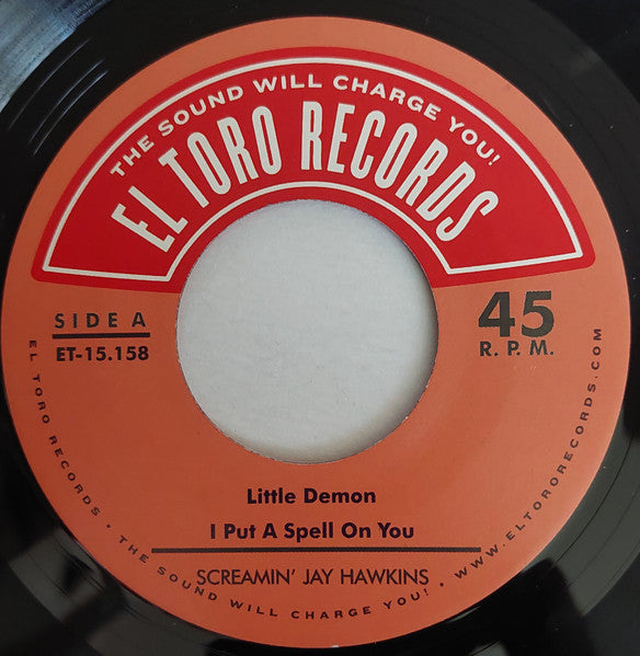SCREAMIN' JAY HAWKINS (スクリーミング・ジェイ・ホーキンス) - Little Demon EP (Spain 限定ジャケ付き再発4曲入り 7"EP/New) '56〜'58年Okeh社シングル2枚の別テイク収録