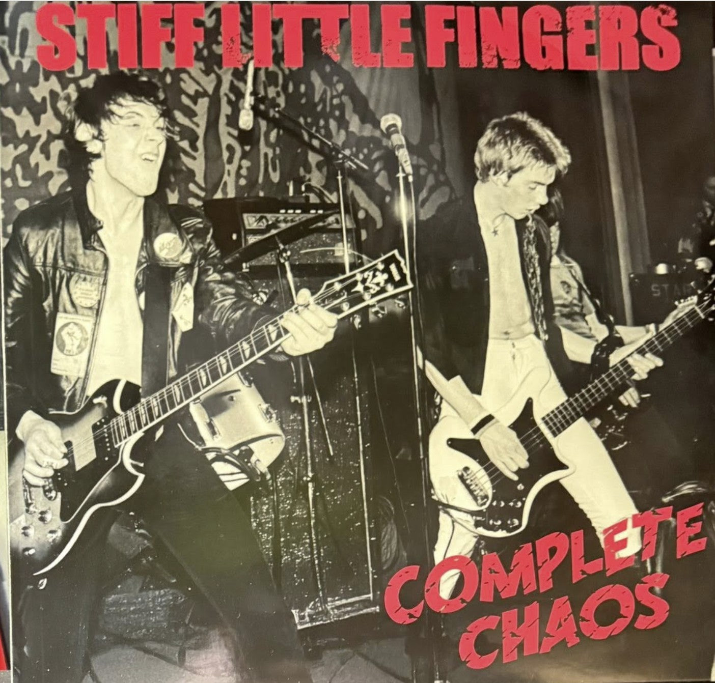STIFF LITTLE FINGERS (スティッフ・リトル・フィンガーズ) - Complete Chaos (UK 限定再発「レッドヴァイナル」LP/ New) スコットランド、ザ・キャピトルでの'79年サウンドボード録音ライブ !