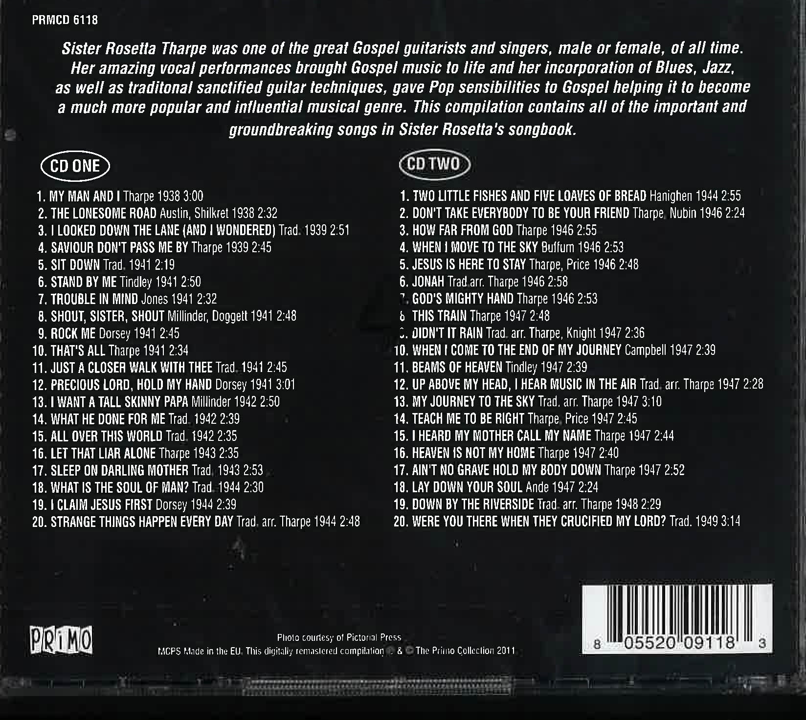 SISTER ROSETTA THARPE (シスター・ロゼッタ・サープ) - Essential Early Recordings (EU 限定CDx2枚組/New)