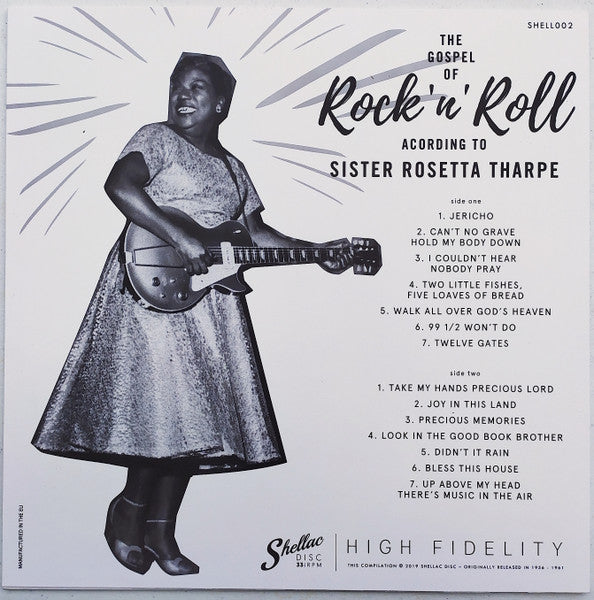 SISTER ROSETTA THARPE (シスター・ロゼッタ・サープ) - The Gospel Of Rock'n'Roll According To... (EU 限定プレスLP+帯/New)ロックンロールの母、'56〜'61年マーキュリー社録音コンピ