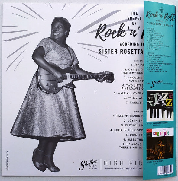 SISTER ROSETTA THARPE (シスター・ロゼッタ・サープ) - The Gospel Of Rock'n'Roll According To... (EU 限定プレスLP+帯/New)ロックンロールの母、'56〜'61年マーキュリー社録音コンピ