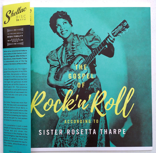 SISTER ROSETTA THARPE (シスター・ロゼッタ・サープ) - The Gospel Of Rock'n'Roll According To... (EU 限定プレスLP+帯/New)ロックンロールの母、'56〜'61年マーキュリー社録音コンピ