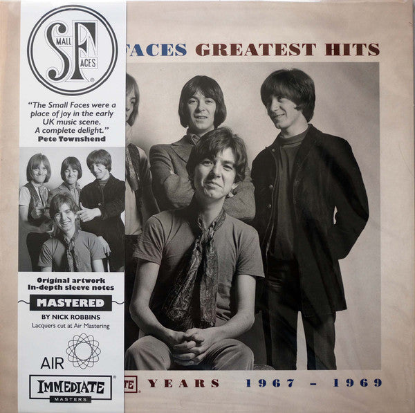 SMALL FACES (スモール・フェイセズ) - Greatest Hits (EU 限定リマスター180g「赤盤」モノラル LP+帯、カラーインナー/New)