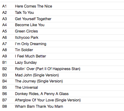 SMALL FACES (スモール・フェイセズ) - Greatest Hits (EU 限定リマスター180g「赤盤」モノラル LP+帯、カラーインナー/New)