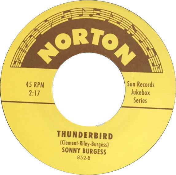 SONNY BURGESS (ソニー・バージェス)  - We Wanna Boogie / Thunderbird (US 限定再発 7"+CS/廃盤 New)