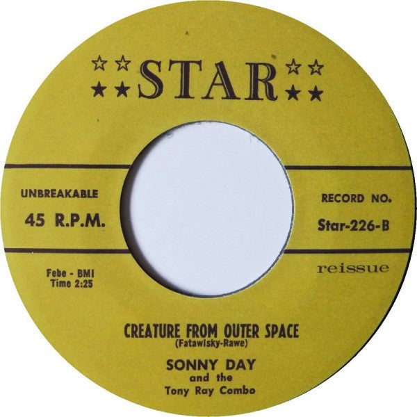 SONNY DAY & THE TONY RAY COMBO (ソニー・デイ) - Beyond The Shadow Of A Doubt (US 限定リプロ再発 7インチ/ New) 怪メロ・ポップコーン・ロカビリー